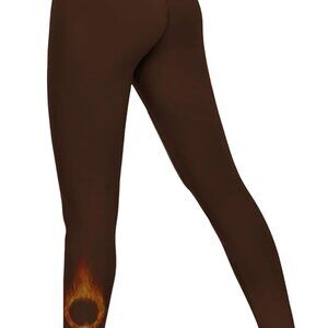 Fleece Lined Leggings Women Tummy Control High Waisted Workout Winter Warm Soft